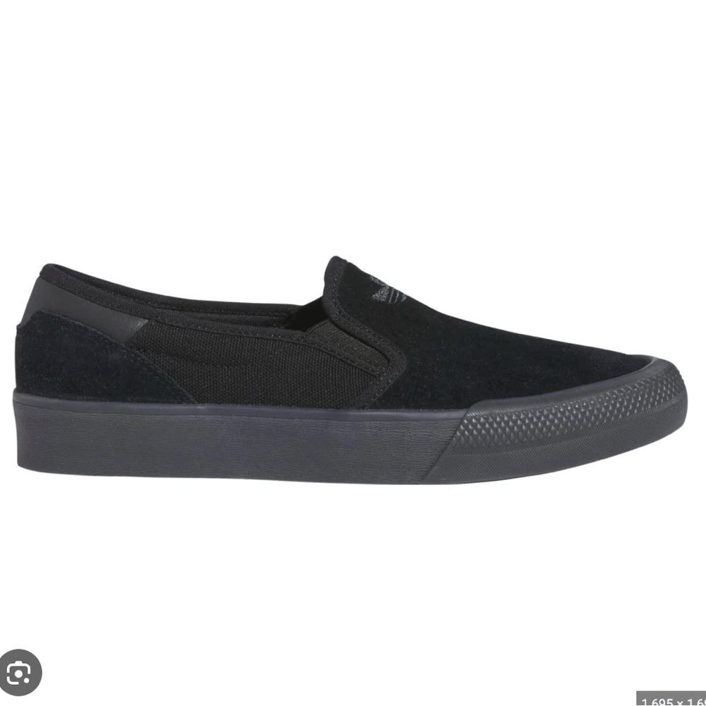 Adidas Men's Black Slip-On Shoes